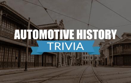 Automotive History Trivia